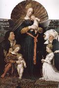 Hans Holbein Our Lady Meyer oil on canvas